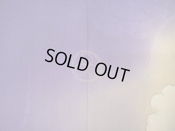 画像5: E423A 訪問着 女性用着物 シルク(正絹)   紫 楽器 【中古】 【USED】 【リサイクル】 ★★★☆☆ (5)