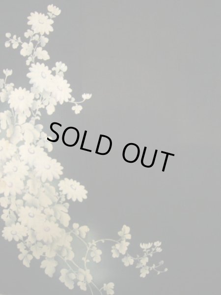 画像4: E723Q 留袖 女性用着物 シルク(正絹)   黒 菊 【中古】 【USED】 【リサイクル】 ★★★☆☆ (4)