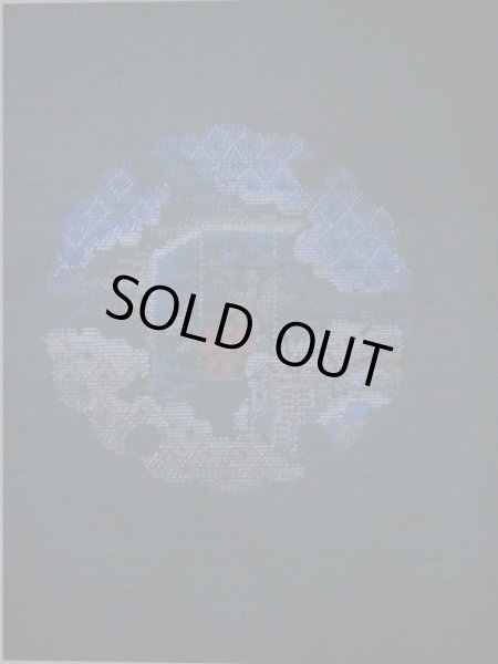 画像3: F0407V 紬 女性用着物 シルク(正絹)  ダークな ネイビー(紺) 雪 【中古】 【USED】 【リサイクル】 ★★★★☆ (3)