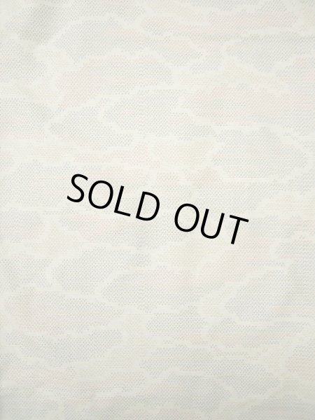 画像3: F0422V 紬 女性用着物 シルク(正絹)  クリーミーな ベージュ 雲 【中古】 【USED】 【リサイクル】 ★★★★☆ (3)