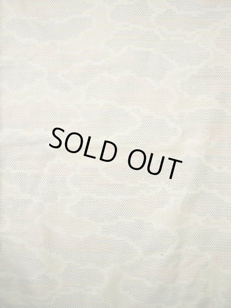 画像4: F0422V 紬 女性用着物 シルク(正絹)  クリーミーな ベージュ 雲 【中古】 【USED】 【リサイクル】 ★★★★☆ (4)