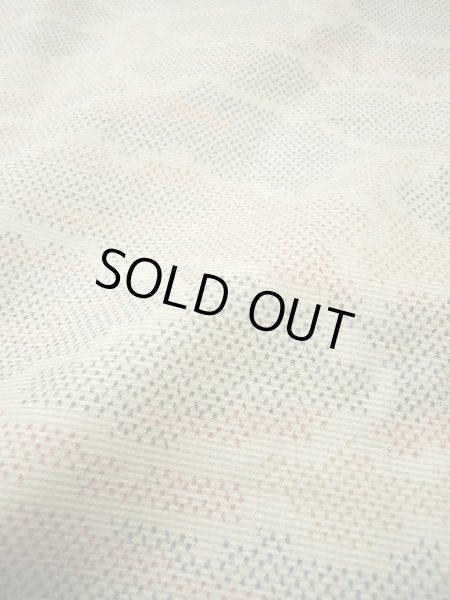 画像10: F0422V 紬 女性用着物 シルク(正絹)  クリーミーな ベージュ 雲 【中古】 【USED】 【リサイクル】 ★★★★☆ (10)