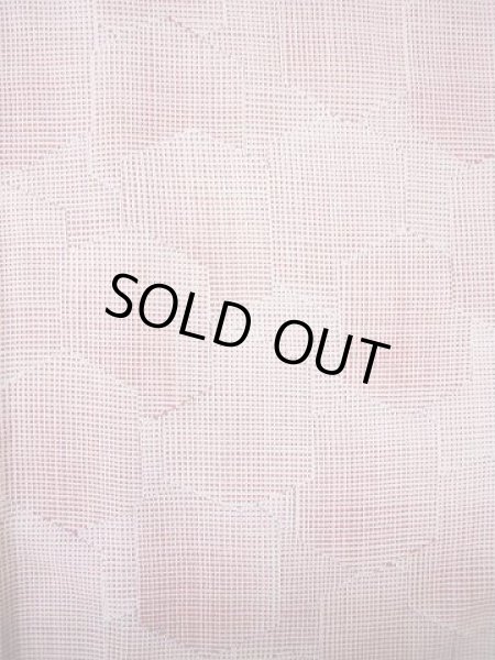 画像5: F0523O 小紋 女性用着物 シルク(正絹)   オフ ホワイト 亀甲 【中古】 【USED】 【リサイクル】 ★★★★☆ (5)