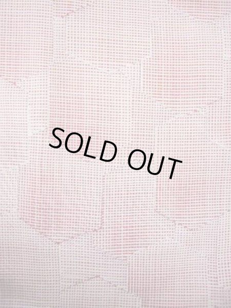 画像6: F0523O 小紋 女性用着物 シルク(正絹)   オフ ホワイト 亀甲 【中古】 【USED】 【リサイクル】 ★★★★☆ (6)