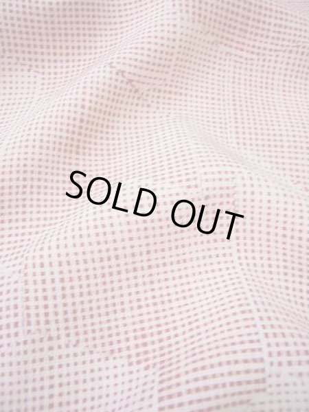 画像11: F0523O 小紋 女性用着物 シルク(正絹)   オフ ホワイト 亀甲 【中古】 【USED】 【リサイクル】 ★★★★☆ (11)