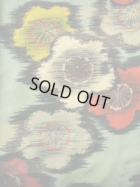 画像5: F0525A 小紋 女性用着物 シルク(正絹) シャイニーな 淡い 水色 梅 【中古】 【USED】 【リサイクル】 ★☆☆☆☆ (5)