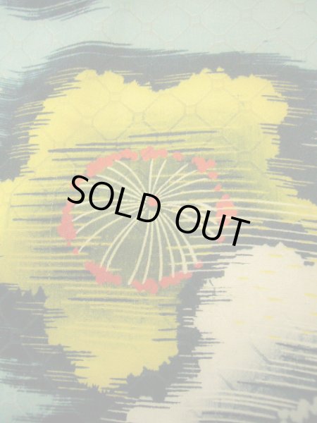 画像7: F0525A 小紋 女性用着物 シルク(正絹) シャイニーな 淡い 水色 梅 【中古】 【USED】 【リサイクル】 ★☆☆☆☆ (7)