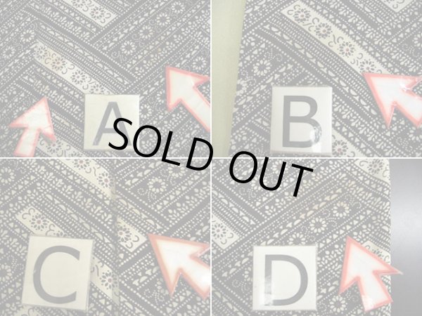 画像8: F0526A 小紋 女性用着物 シルク（正絹）   黒 檜垣文 【中古】 【USED】 【リサイクル】 ★★★☆☆ (8)