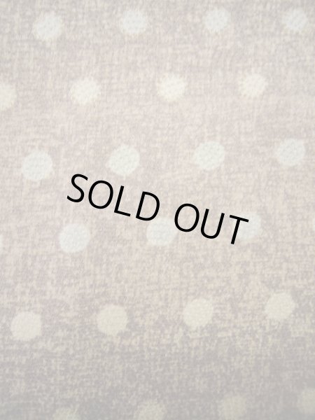 画像10: F0601H 付下げ 女性用着物 シルク(正絹) 薄い 紫がかった ブラウン(茶色) 小さな点々 【中古】 【USED】 【リサイクル】 ★☆☆☆☆ (10)