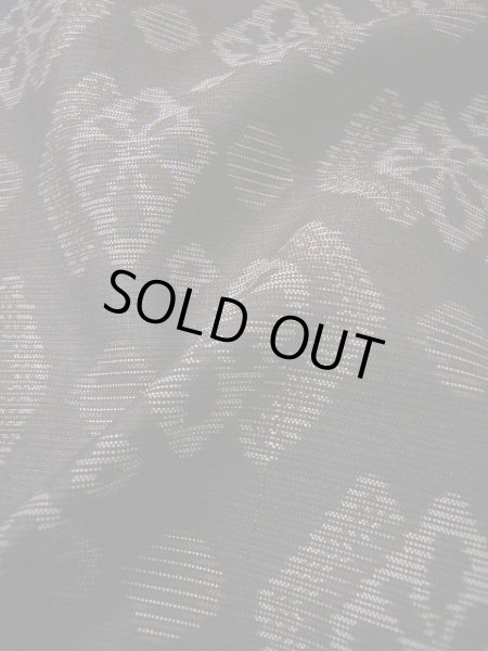 画像7: F0630L 大島紬 女性用着物 緯総絣(よこそうがすり) シルク(正絹)  ダークな ブラウン(茶色), 花菱 【中古】 【USED】 【リサイクル】 ★★★★☆ (7)