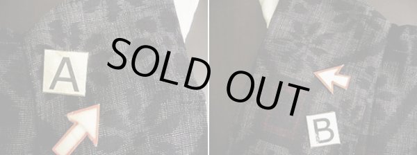 画像11: F0804O 紬 女性用着物 結城紬 結城紬 シルク(正絹)   黒, 蜀江文 【中古】 【USED】 【リサイクル】 ★★★☆☆ (11)