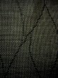画像7: F1025E 大島紬 女性用着物 縦横絣 縦横絣 シルク（正絹） ダークな 茶色がかった グレー（灰色）, 葉 【中古】 【USED】 【リサイクル】 ★★★☆☆ (7)