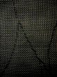 画像9: F1025E 大島紬 女性用着物 縦横絣 縦横絣 シルク（正絹） ダークな 茶色がかった グレー（灰色）, 葉 【中古】 【USED】 【リサイクル】 ★★★☆☆ (9)