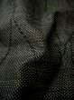 画像11: F1025E 大島紬 女性用着物 縦横絣 縦横絣 シルク（正絹） ダークな 茶色がかった グレー（灰色）, 葉 【中古】 【USED】 【リサイクル】 ★★★☆☆ (11)