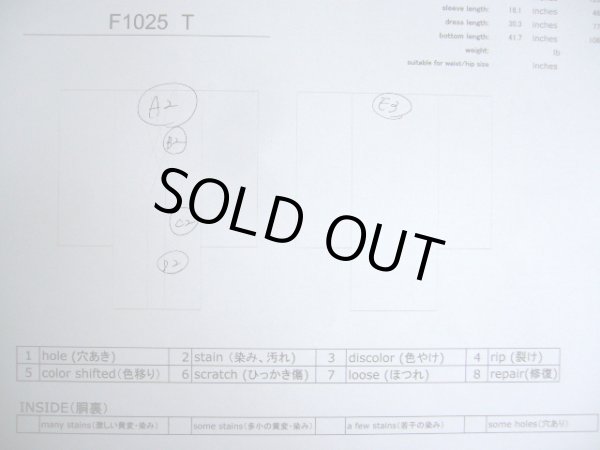 画像9: F1025T 大島紬 女性用着物 縦横絣 縦横絣 シルク(正絹) ダークな 青みのある 黒, 丸 【中古】 【USED】 【リサイクル】 ★★☆☆☆ (9)