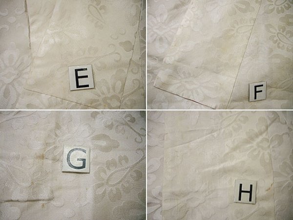 画像11: F1202J 打掛 女性用着物  シルク(正絹)  スモーキーな オフ ホワイト, 花菱 【中古】 【USED】 【リサイクル】 ★☆☆☆☆ (11)