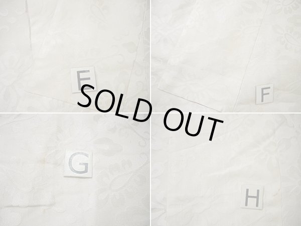 画像11: F1202J 打掛 女性用着物  シルク（正絹）  スモーキーな オフ　ホワイト, 花菱 【中古】 【USED】 【リサイクル】 ★☆☆☆☆ (11)