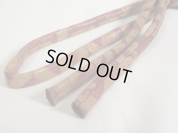 画像4: G0114XP 帯締め  女性用着物   薄い トープ   , 革製【中古】 【USED】 【リサイクル】 ★★☆☆☆ (4)