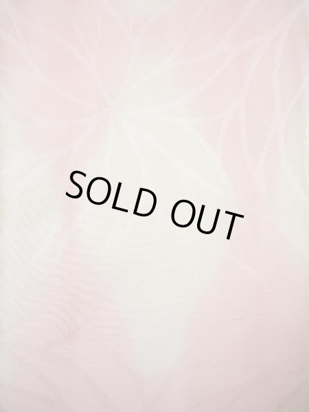 画像4: G0128S じゅばん 女性用着物 半襟付 シルク(正絹)  スモーキーな ピンク, 立涌 【中古】 【USED】 【リサイクル】 ★★★★☆ (4)