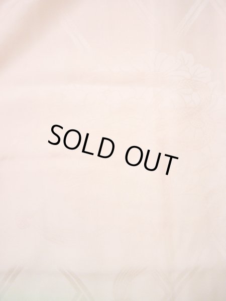 画像3: G0204J じゅばん 女性用着物 半衿付 振袖用 シルク(正絹)  クリーミーな ピンク, ぼかし 【中古】 【USED】 【リサイクル】 ★★★★☆ (3)