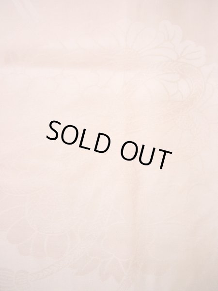 画像5: G0204J じゅばん 女性用着物 半衿付 振袖用 シルク(正絹)  クリーミーな ピンク, ぼかし 【中古】 【USED】 【リサイクル】 ★★★★☆ (5)