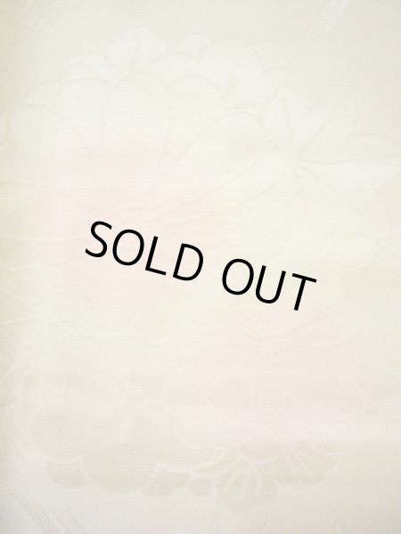 画像6: G0204J じゅばん 女性用着物 半衿付 振袖用 シルク(正絹)  クリーミーな ピンク, ぼかし 【中古】 【USED】 【リサイクル】 ★★★★☆ (6)