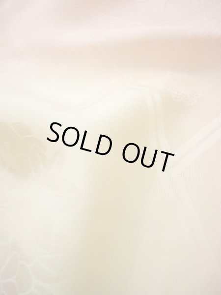 画像7: G0204J じゅばん 女性用着物 半衿付 振袖用 シルク(正絹)  クリーミーな ピンク, ぼかし 【中古】 【USED】 【リサイクル】 ★★★★☆ (7)