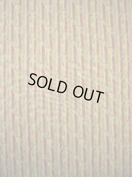 画像3: G0302T 小紋 女性用着物  シルク(正絹) スモーキーな 赤みのある ブラウン(茶色), 縞 【中古】 【USED】 【リサイクル】 ★★☆☆☆ (3)