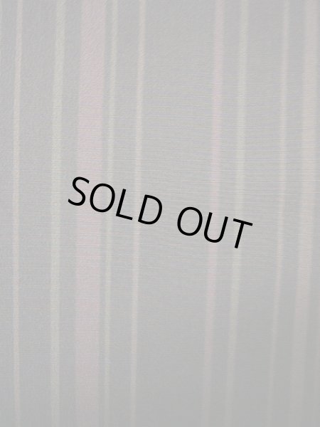 画像5: G0526H 小紋 女性用着物  シルク(正絹) スモーキーな 薄い 黒, 縞 【中古】 【USED】 【リサイクル】 ★★★☆☆ (5)