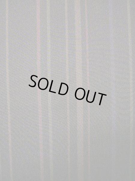 画像6: G0526H 小紋 女性用着物  シルク(正絹) スモーキーな 薄い 黒, 縞 【中古】 【USED】 【リサイクル】 ★★★☆☆ (6)