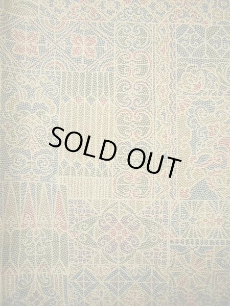 画像6: G0526R 小紋 女性用着物 染大島紬 シルク(正絹) クリーミーな 薄い トープ, 抽象的模様 スモーキーな【中古】 【USED】 【リサイクル】 ★★★★☆ (6)