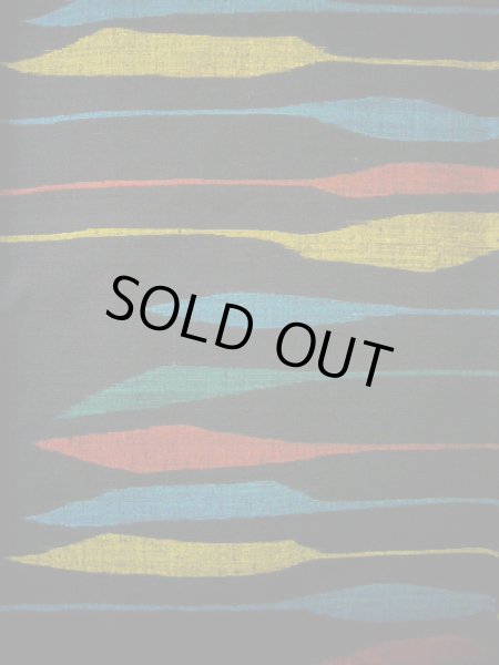 画像4: G0602B 紬 女性用着物  シルク(正絹)  スモーキーな 黒, 縞 【中古】 【USED】 【リサイクル】 ★★★★★ (4)