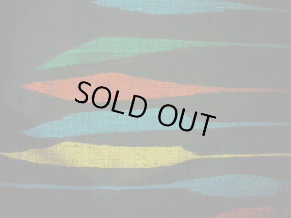 画像8: G0602B 紬 女性用着物  シルク(正絹)  スモーキーな 黒, 縞 【中古】 【USED】 【リサイクル】 ★★★★★ (8)