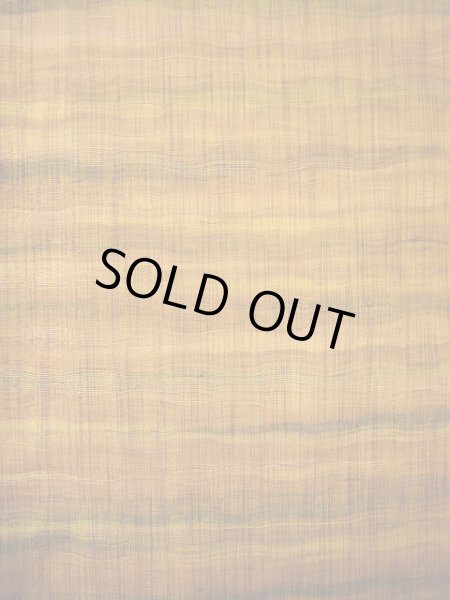 画像4: G0602C 紬 女性用着物  シルク(正絹) 薄い 茶色がかった オレンジ, 縞 【中古】 【USED】 【リサイクル】 ★★★★☆ (4)