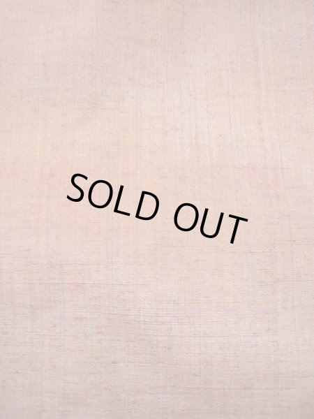 画像6: G0602D 紬 女性用着物  シルク(正絹) ヘザー(杢) 黄みのある 赤, ぼかし 【中古】 【USED】 【リサイクル】 ★★★★☆ (6)