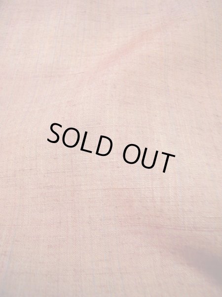 画像9: G0602D 紬 女性用着物  シルク(正絹) ヘザー(杢) 黄みのある 赤, ぼかし 【中古】 【USED】 【リサイクル】 ★★★★☆ (9)