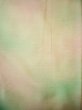画像4: G0605R 紬 女性用着物  シルク（正絹） 淡い 白みのある グリーン（緑）, ぼかし 白みのある【中古】 【USED】 【リサイクル】 ★★☆☆☆ (4)