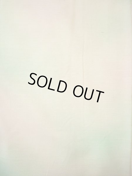 画像4: G0605R 紬 女性用着物  シルク(正絹) 淡い 白みのある グリーン(緑), ぼかし 白みのある【中古】 【USED】 【リサイクル】 ★★☆☆☆ (4)