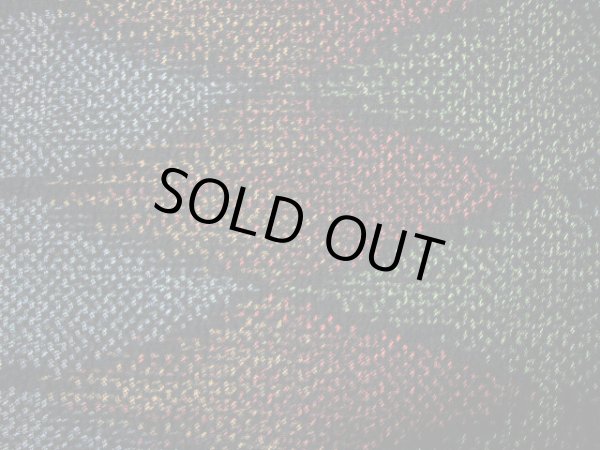 画像4: G0605W 塩沢紬 女性用着物  シルク(正絹)  スモーキーな 青, ジグザグ 【中古】 【USED】 【リサイクル】 ★★★★☆ (4)