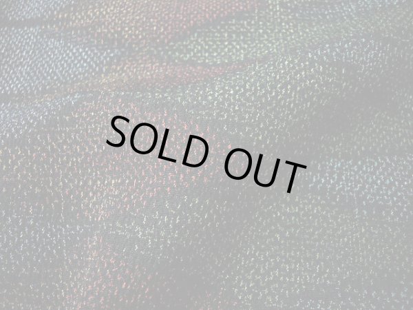 画像7: G0605W 塩沢紬 女性用着物  シルク(正絹)  スモーキーな 青, ジグザグ 【中古】 【USED】 【リサイクル】 ★★★★☆ (7)