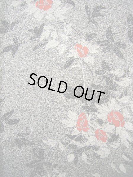 画像6: G0608X 小紋 女性用着物  シルク(正絹)   グレー(灰色), 花 【新古品】 【USED】 【リサイクル】 ★★★★★ (6)