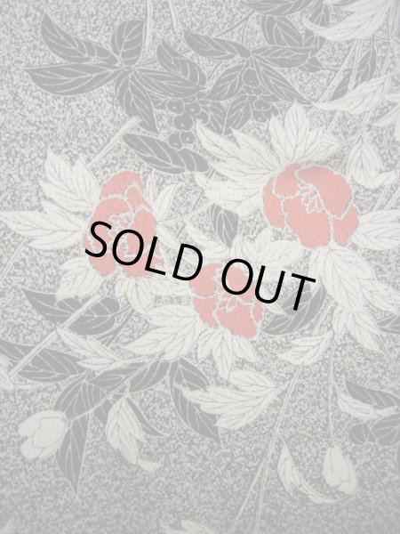 画像7: G0608X 小紋 女性用着物  シルク(正絹)   グレー(灰色), 花 【新古品】 【USED】 【リサイクル】 ★★★★★ (7)