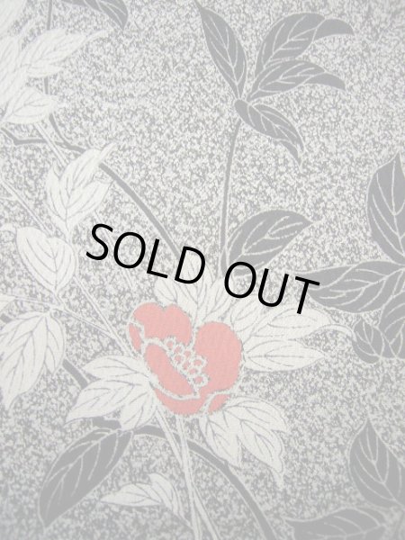 画像14: G0608X 小紋 女性用着物  シルク(正絹)   グレー(灰色), 花 【新古品】 【USED】 【リサイクル】 ★★★★★ (14)