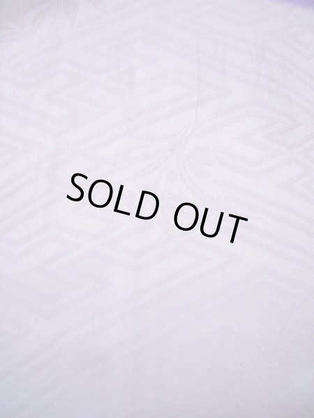 画像29: G0630M 振袖 女性用着物  シルク(正絹)  明るい ネイビー(紺), ぼたん グレーがかった【中古】 【USED】 【リサイクル】 ★★☆☆☆ (29)