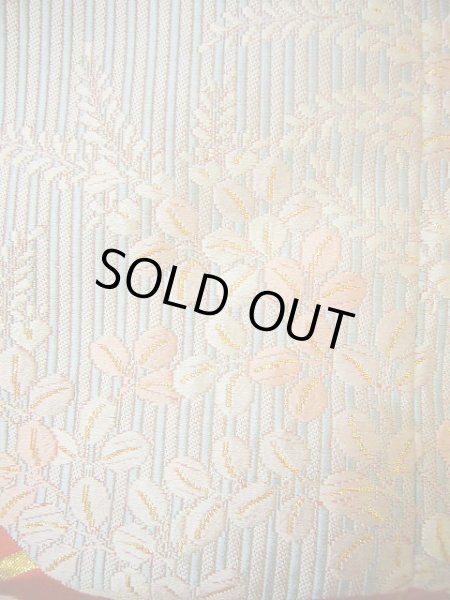 画像14: G0805S 打掛 女性用着物  シルク(正絹)   朱赤, 扇 【中古】 【USED】 【リサイクル】 ★★★★☆ (14)