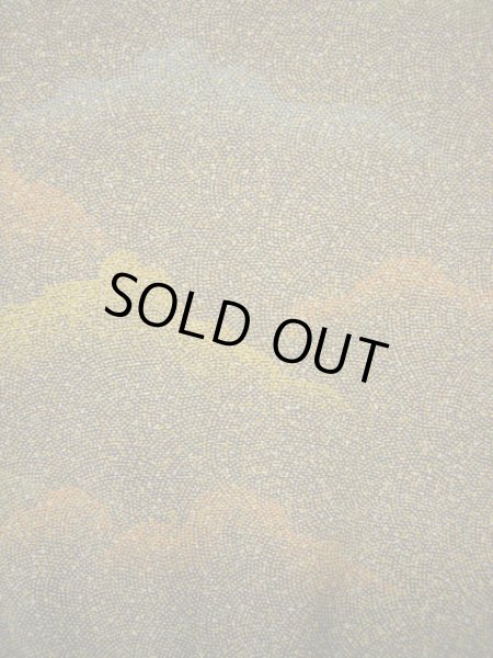 画像4: G0916Q 小紋 女性用着物  シルク（正絹）  クリーミーな ブラウン（茶色）, 山 【中古】 【USED】 【リサイクル】 ★★☆☆☆ (4)