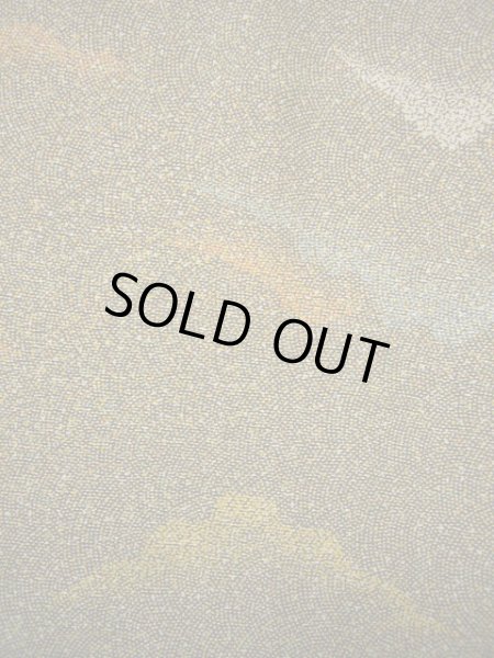 画像5: G0916Q 小紋 女性用着物  シルク（正絹）  クリーミーな ブラウン（茶色）, 山 【中古】 【USED】 【リサイクル】 ★★☆☆☆ (5)