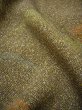 画像11: G0916Q 小紋 女性用着物  シルク（正絹）  クリーミーな ブラウン（茶色）, 山 【中古】 【USED】 【リサイクル】 ★★☆☆☆ (11)
