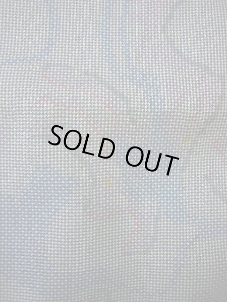 画像7: G0925T 大島紬 女性用着物 縦横紬 シルク(正絹)  薄い グレー(灰色), 幾何学模様 【中古】 【USED】 【リサイクル】 ★★★☆☆ (7)