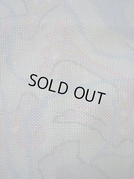 画像8: G0925T 大島紬 女性用着物 縦横紬 シルク(正絹)  薄い グレー(灰色), 幾何学模様 【中古】 【USED】 【リサイクル】 ★★★☆☆ (8)